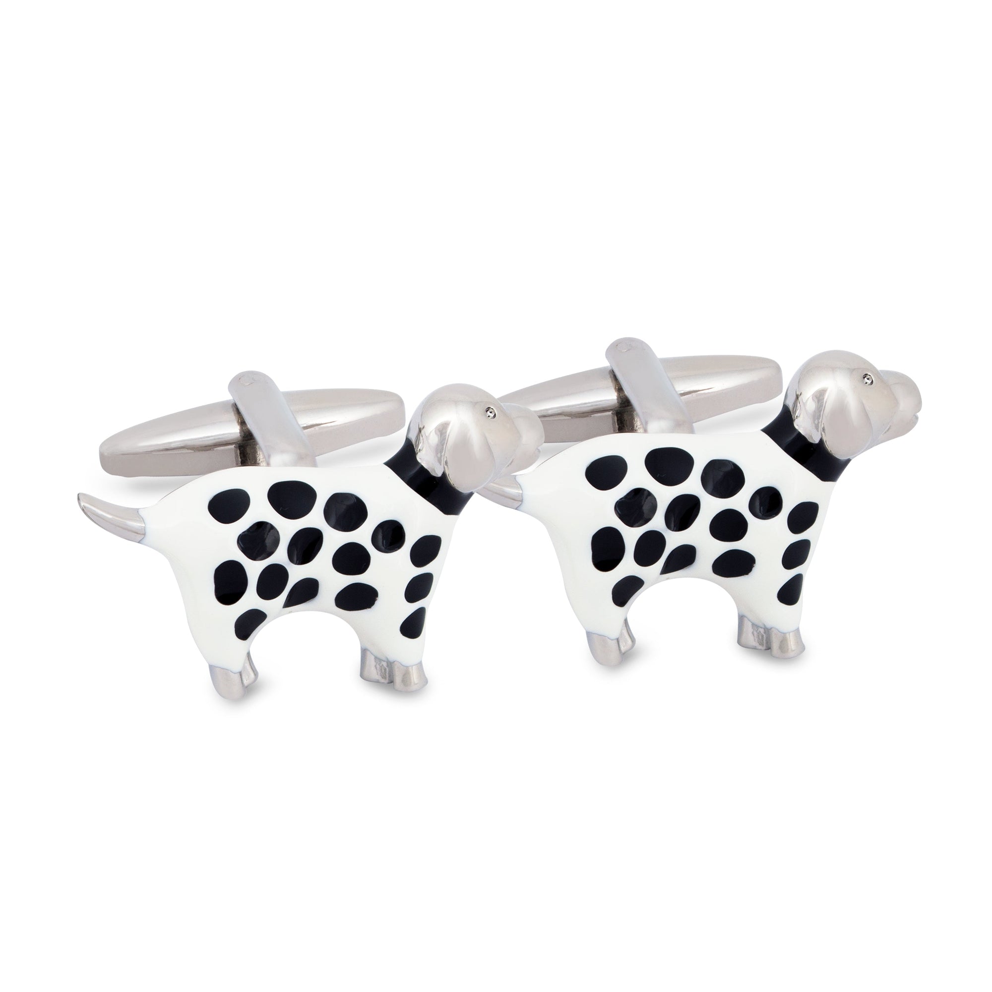 MarZthomson Dalmantian dog, Spotted dog Cufflinks F-Cufflinks.com.sg