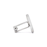 MarZthomson Enamel Round Floral Cufflinks-Cufflinks.com.sg