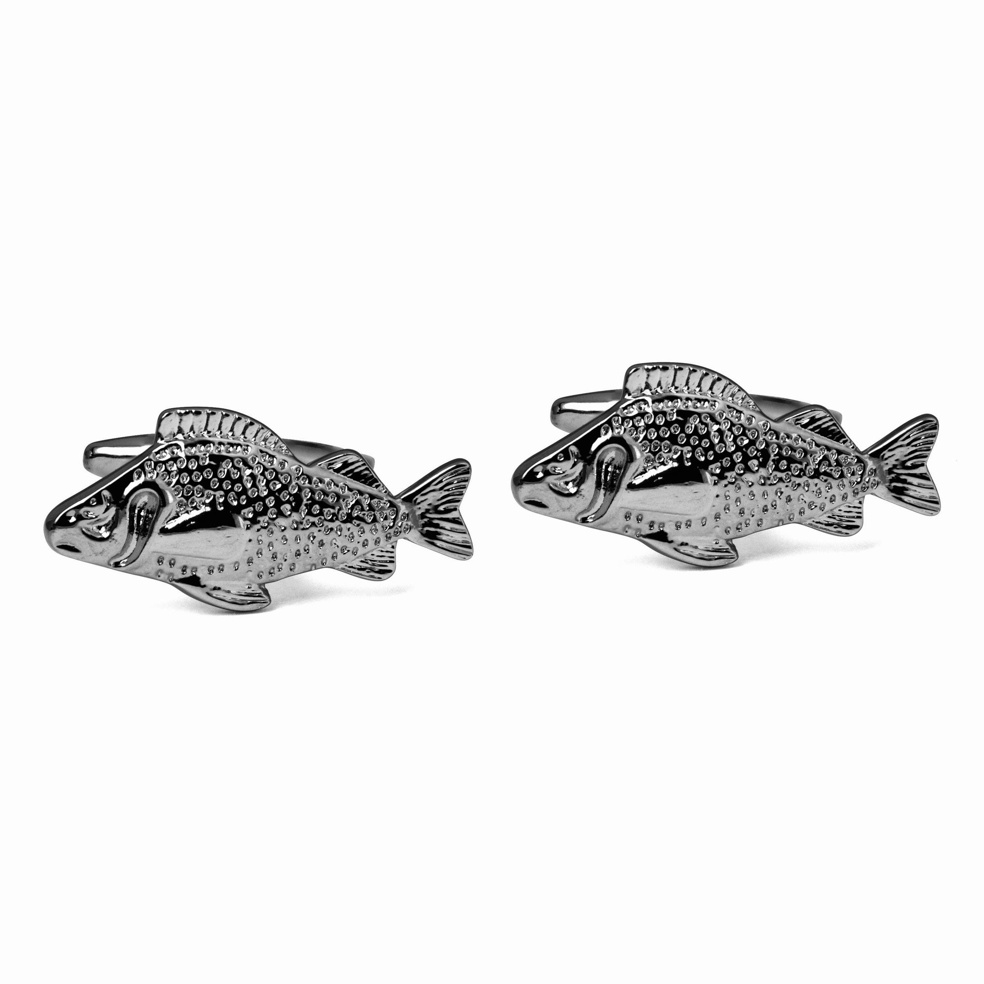 MarZthomsonFish Cufflinks with Gold Detail-Cufflinks.com.sg