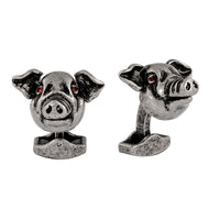 Mechanical Pig Cufflinks-Cufflinks.com.sg