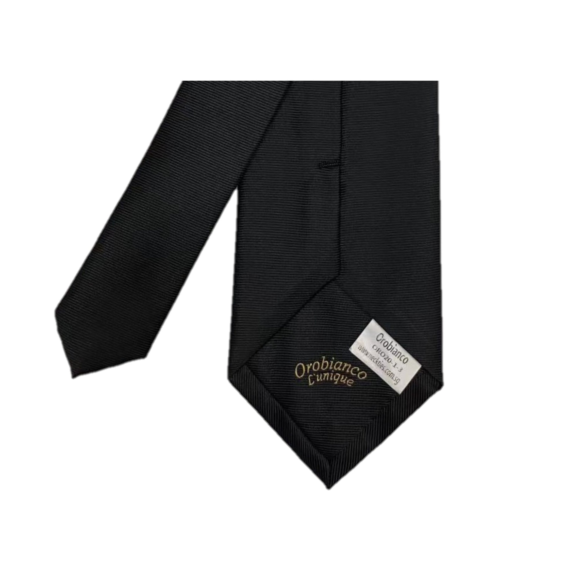 Orobianco L'unique Neckties - Solid Colour-Cufflinks.com.sg | Neckties.com.sg