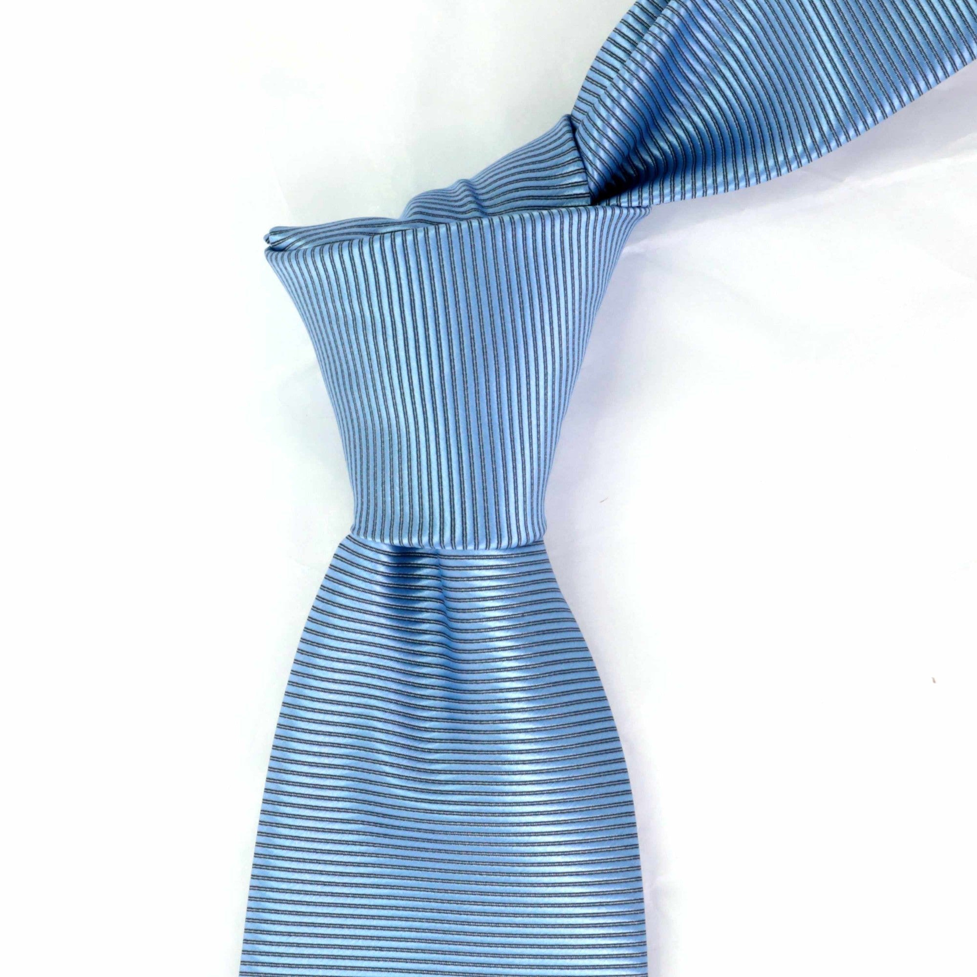 Orobianco L'unique OroTie Heavy Twill Light Blue-Neckties-Orobianco L'unique-Cufflinks.com.sg