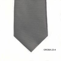 Orobianco L'unique OroTie heavy Twill Silver-Neckties-Orobianco L'unique-Cufflinks.com.sg
