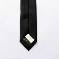 Orotie Satin Slim in Black-Cufflinks.com.sg