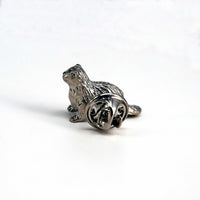 Otter Singapore Silver Pin-MarZthomson-Cufflinks.com.sg
