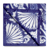 Peranakan Floral Print Pocket Square-Pocket Squares-MarZthomson-Cufflinks.com.sg