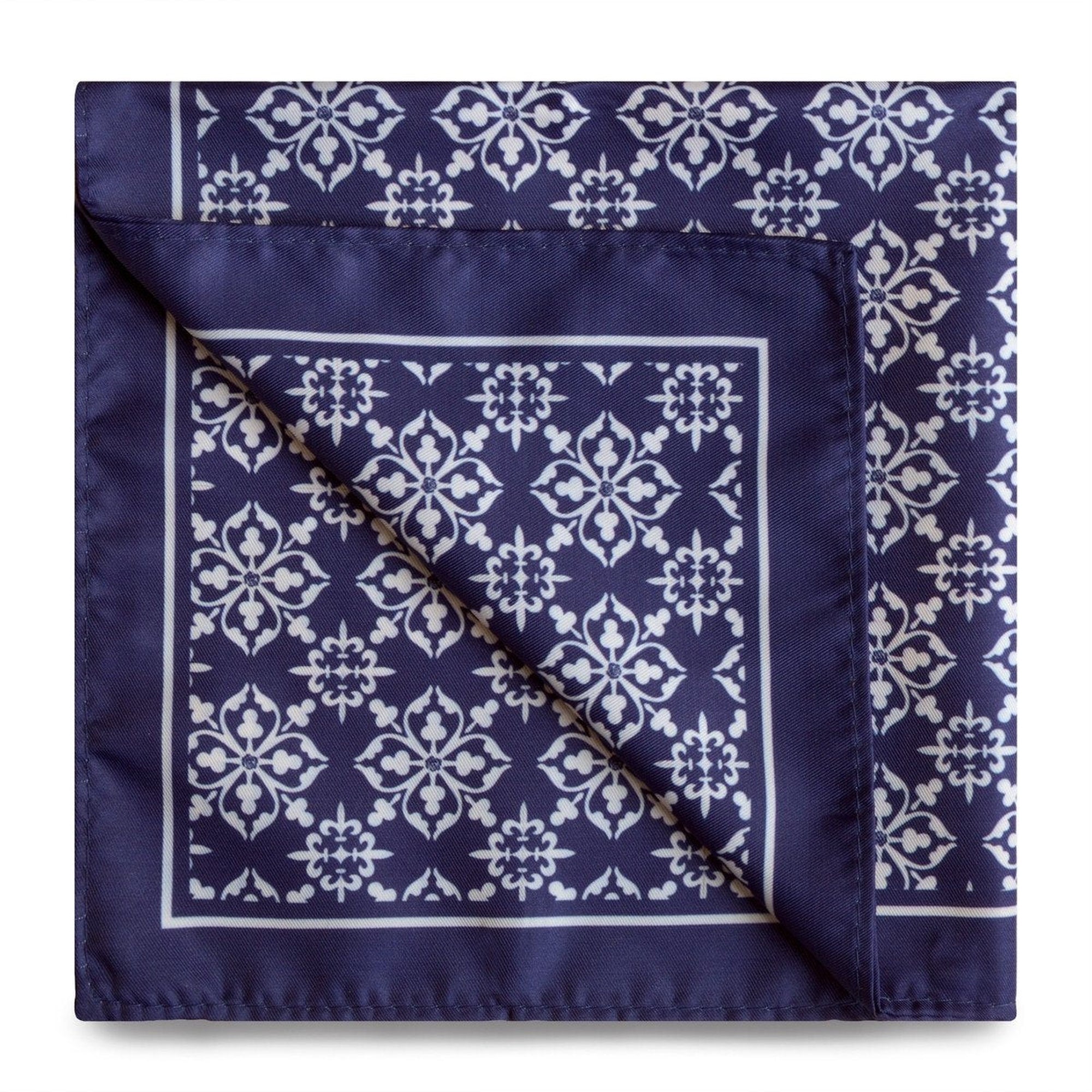 Peranakan Tiles Pocket Square-Pocket Squares-MarZthomson-Cufflinks.com.sg