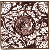 Phoenix  Peranakan - Pocket Square