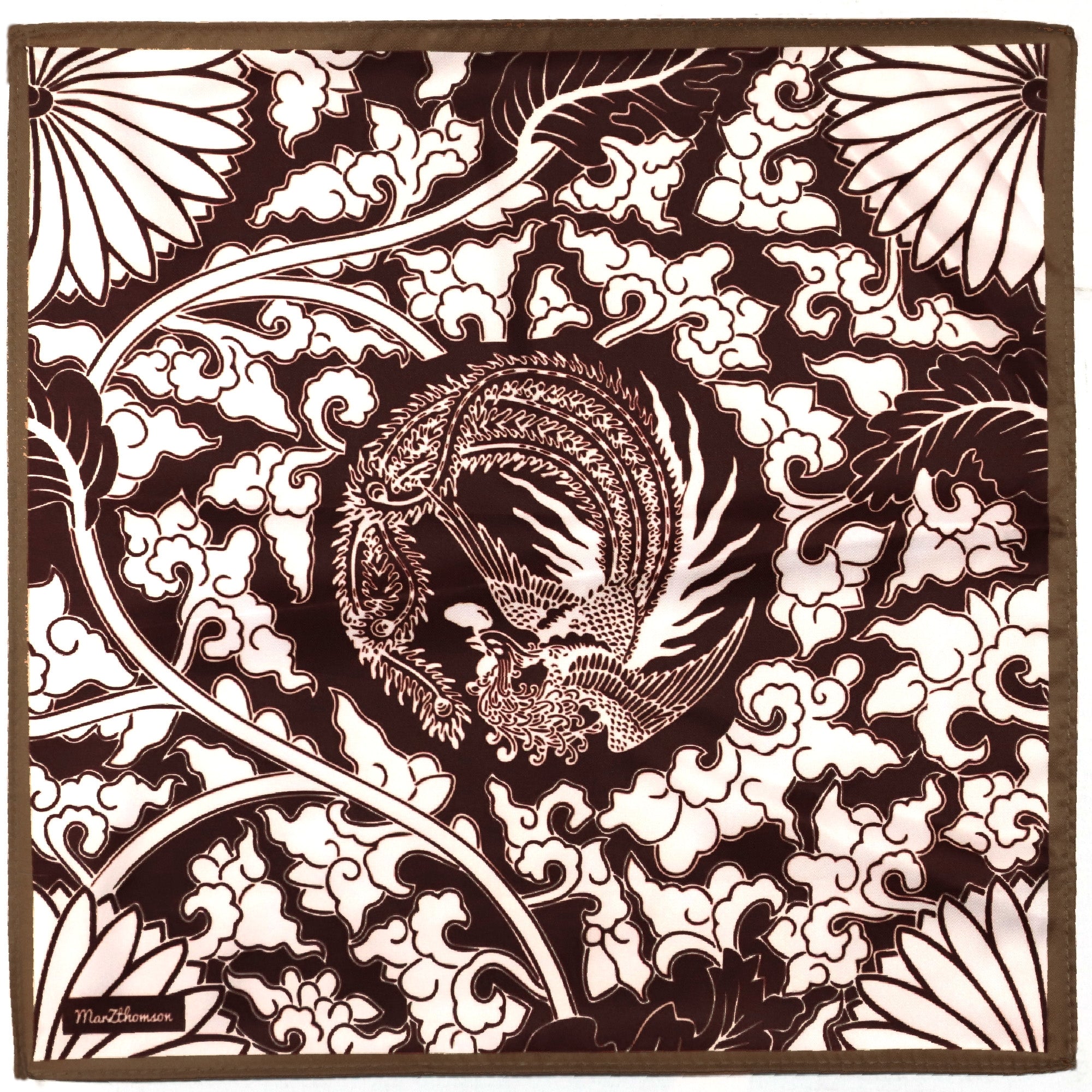 Phoenix  Peranakan - Pocket Square