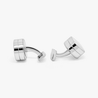 Roulette cufflinks in stainless steel - Tateossian-Cufflinks.com.sg