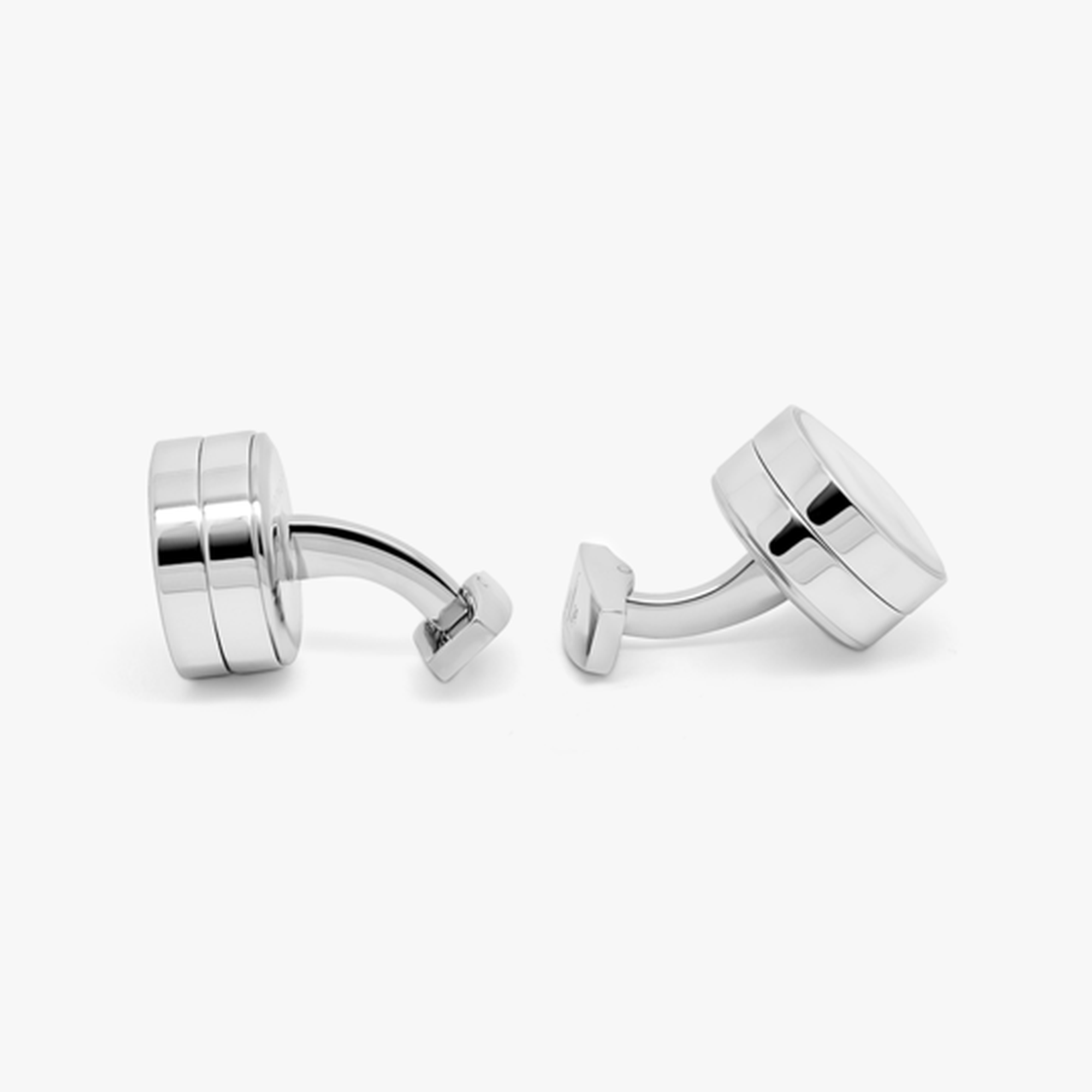 Roulette cufflinks in stainless steel - Tateossian-Cufflinks.com.sg