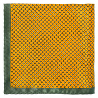 Square Dots Pocket Square-Pocket Squares-MarZthomson-Yellow-Cufflinks.com.sg