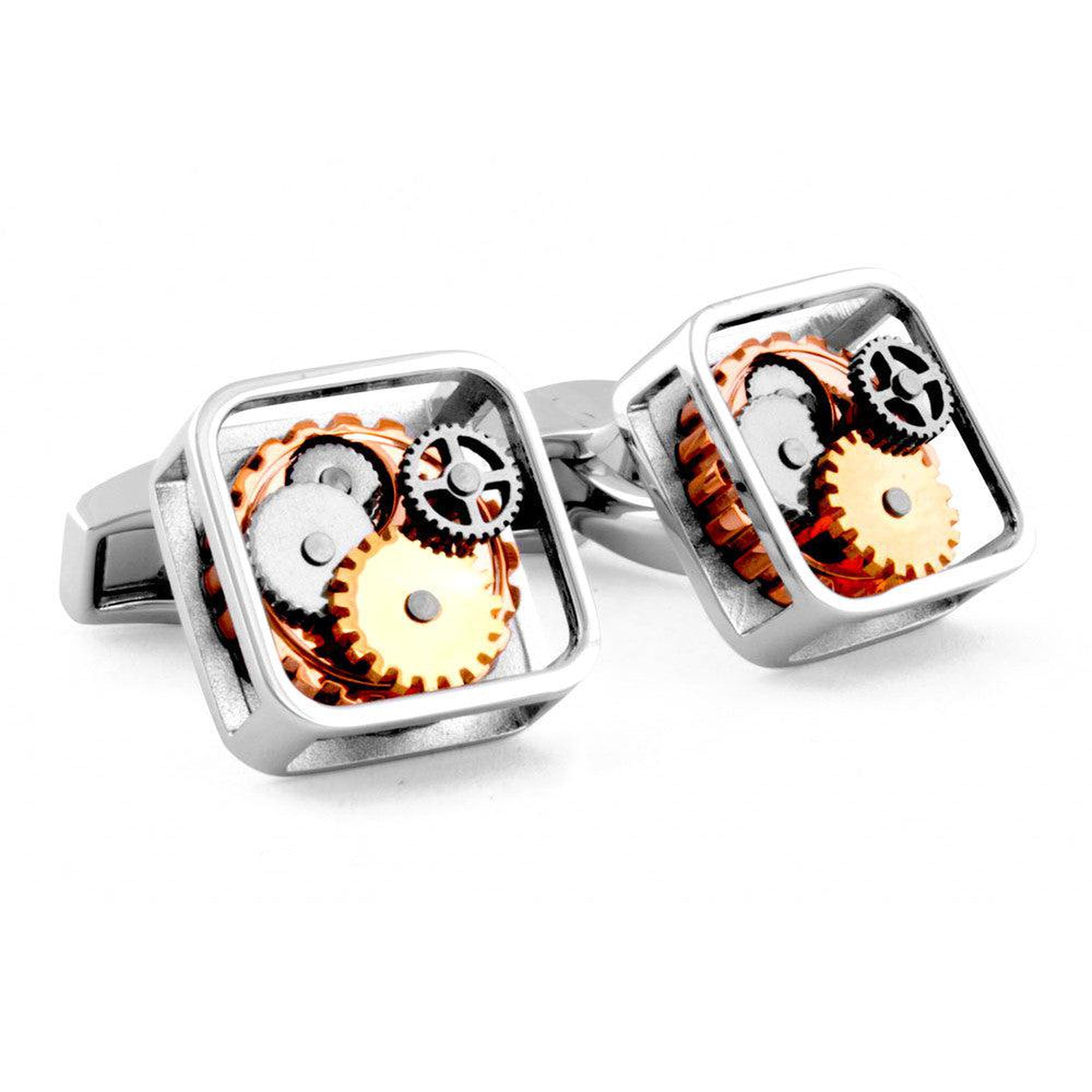 Square Gear Cufflinks-Cufflinks.com.sg