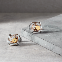 Square Gear Cufflinks-Cufflinks.com.sg