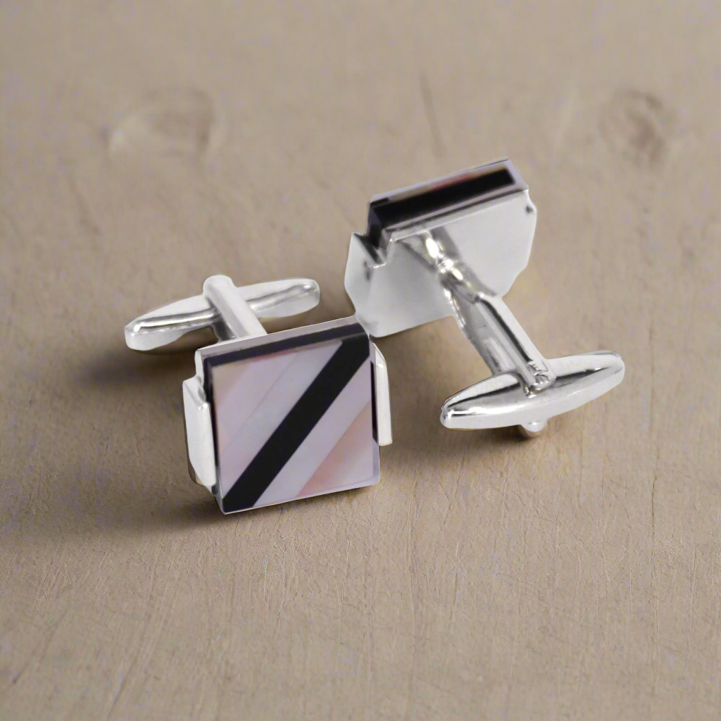 MarZthomson Mosaic MOP Cufflinks