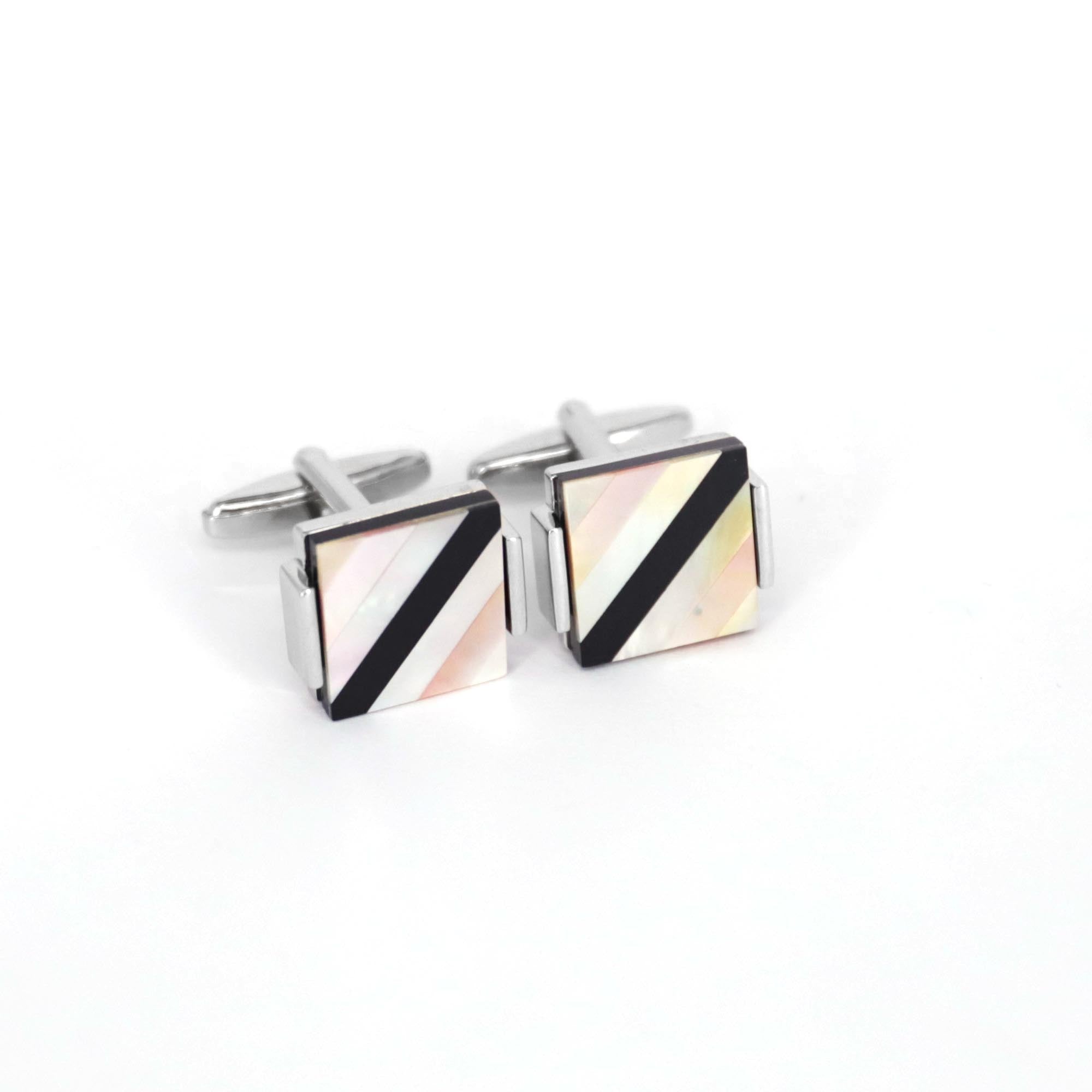 MarZthomson Mosaic MOP Cufflinks