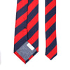 OroTie 8cm Stripes Tie in Navy and Red