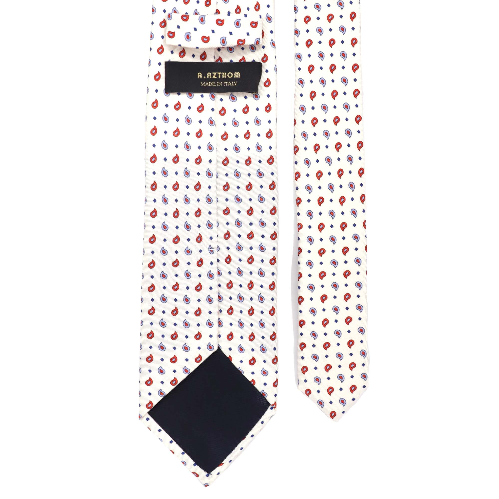 Azthom Paisley Printed Silk Tie