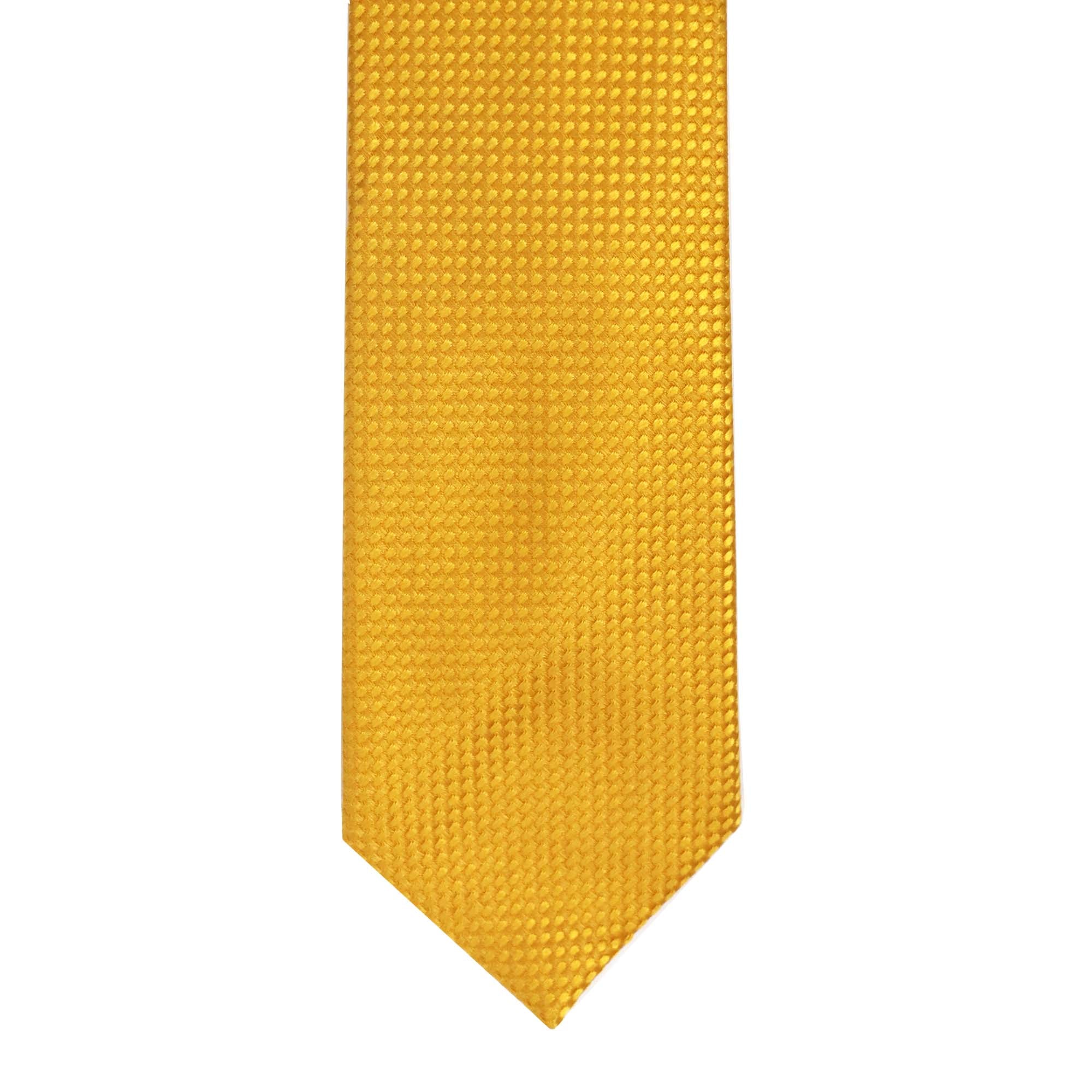 Azthom 8cm Silk Woven Tie with Gold Dots J