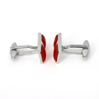 Fiber Glass 2 Orange Square Cufflinks (Online Exclusive)