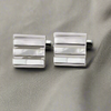 Square MOP Cufflinks Stripe