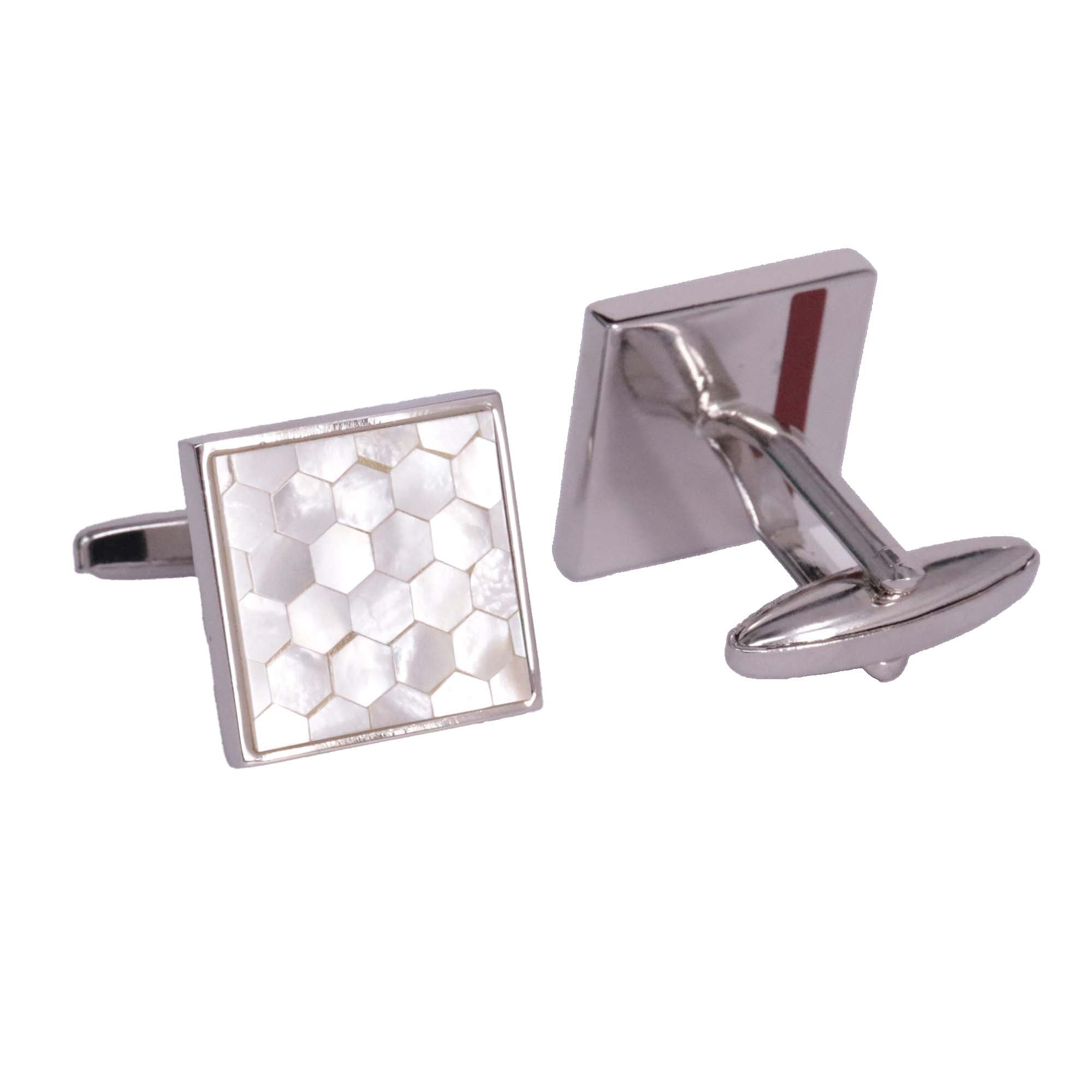 MOP Cufflinks White square (Online Exclusive)