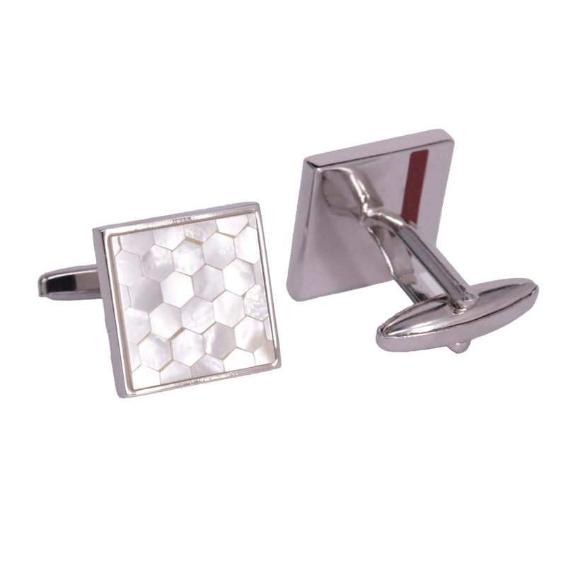 MOP Cufflinks White square (Online Exclusive)