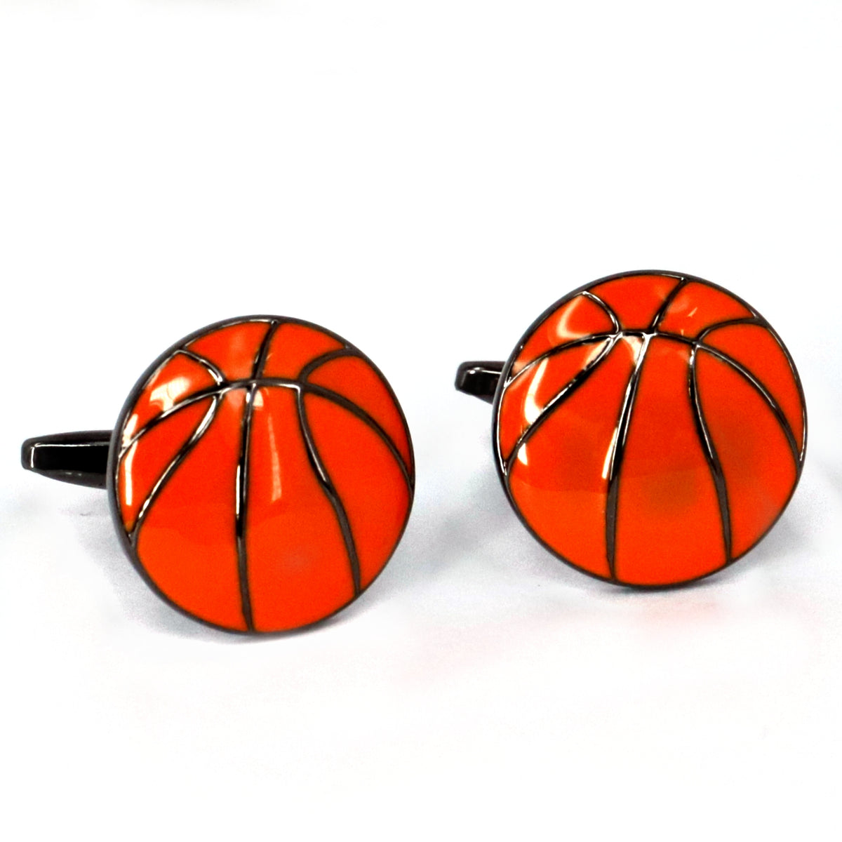 MarZthomson Basketball orange with gun metal Cufflinks (Online Exclusive)