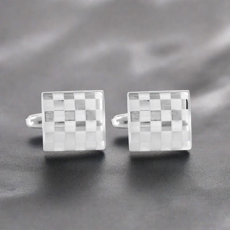 F1 check Flag laser  Cufflinks (Online Exclusive)