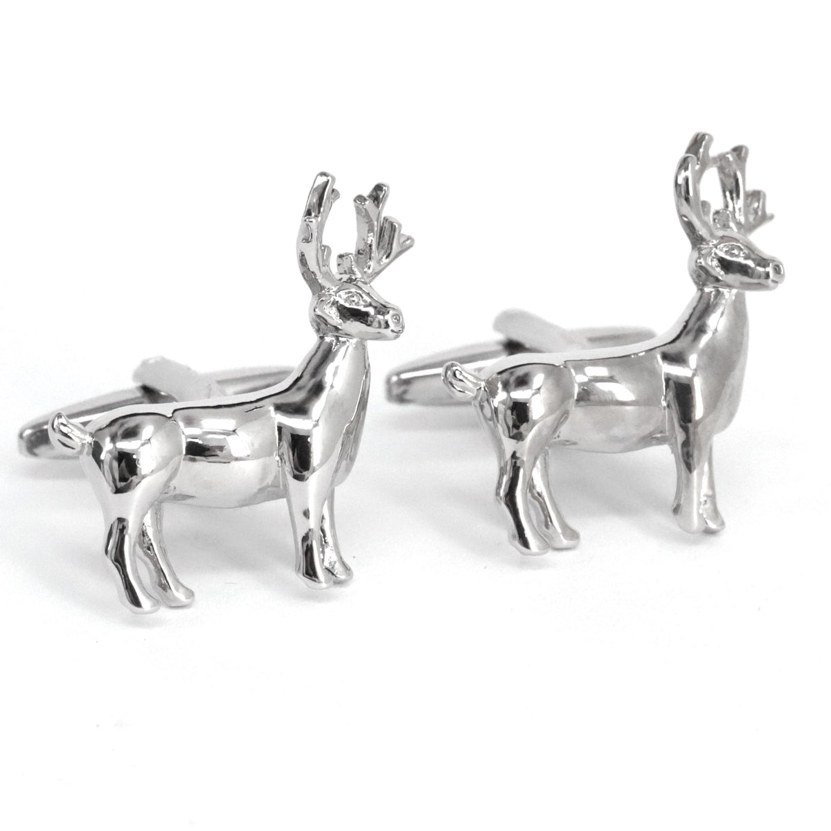 Silver Deer Cufflinks