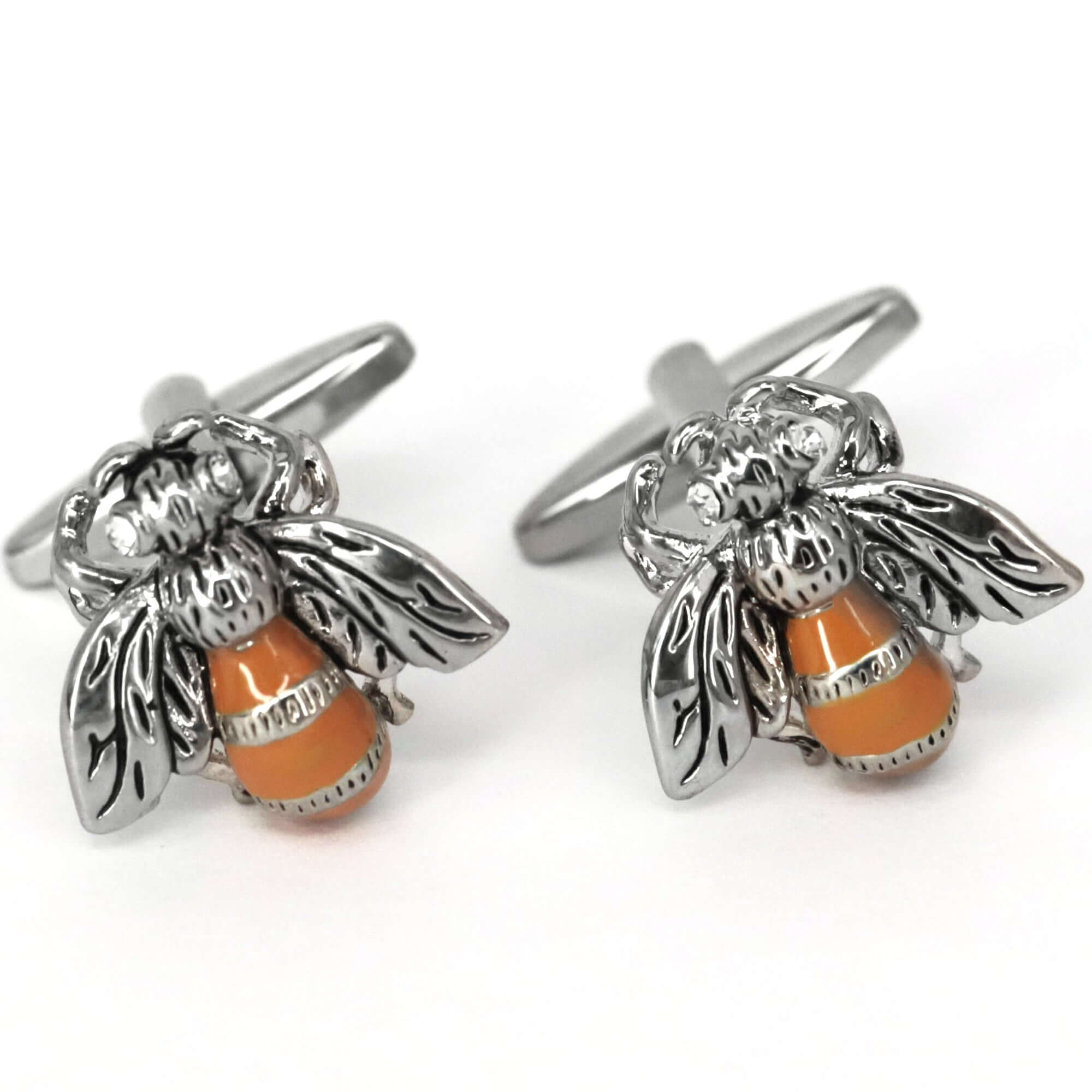 Bee Cufflinks in Yellow (Online Exclusive)