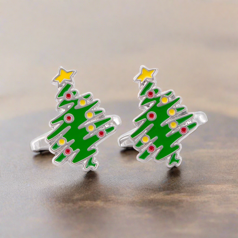 Christmas Tree Cufflinks (Online Exclusive)