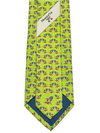 MonsterTie Printed Sunbird Green Cravatta