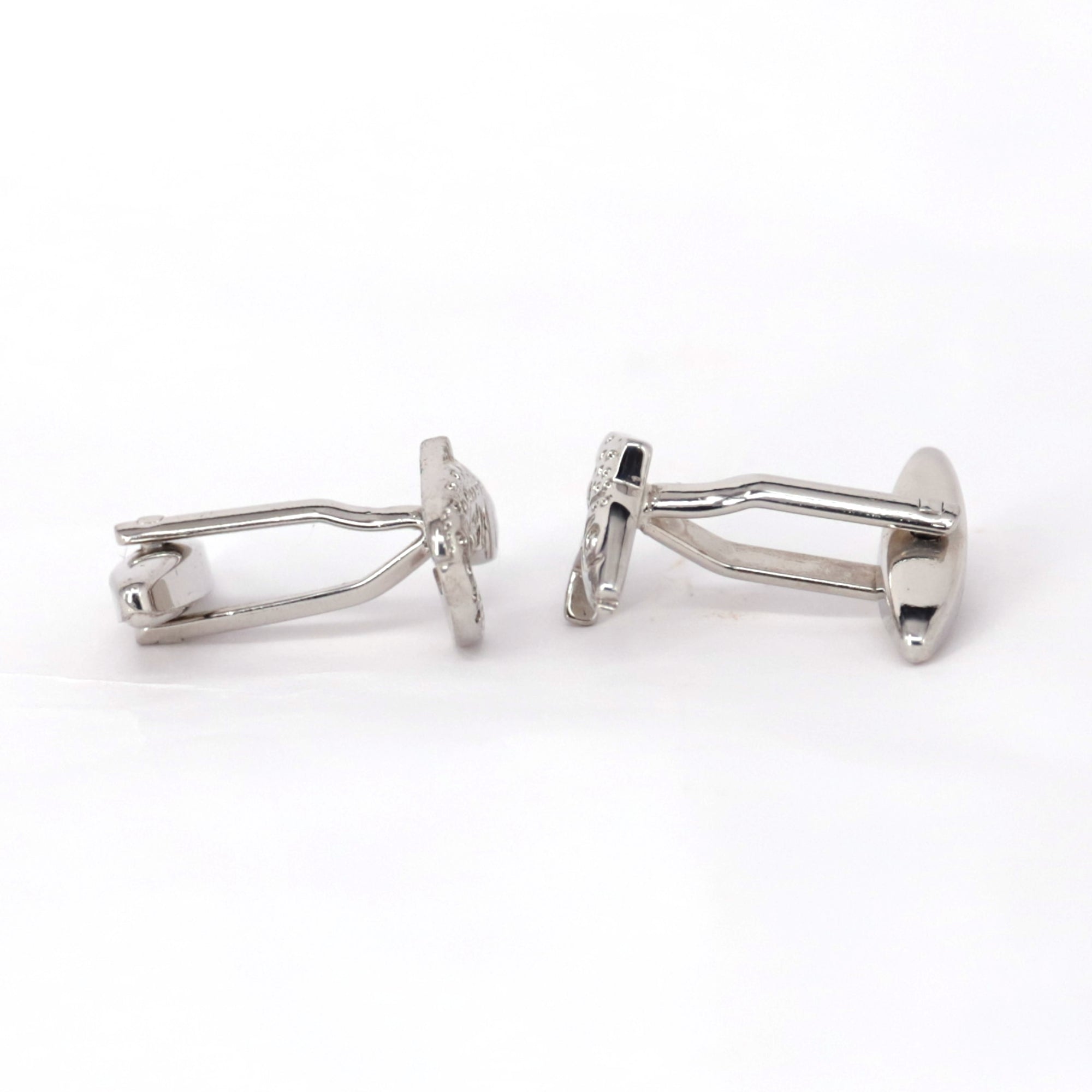 MarZthomson Salmon Fish Cufflinks in Silver (Online Exclusive)