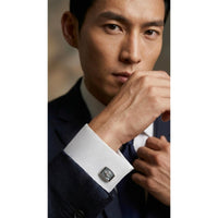 Vanda Miss Joaquim Silver cufflinks Azthom Cufflinks