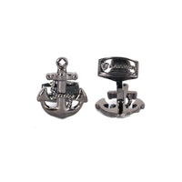 Nautical Anchor with Gun metal Cufflinks Azthom