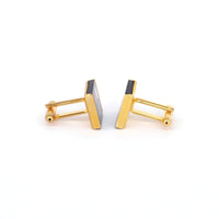 Rectangle stained glass Cufflinks
