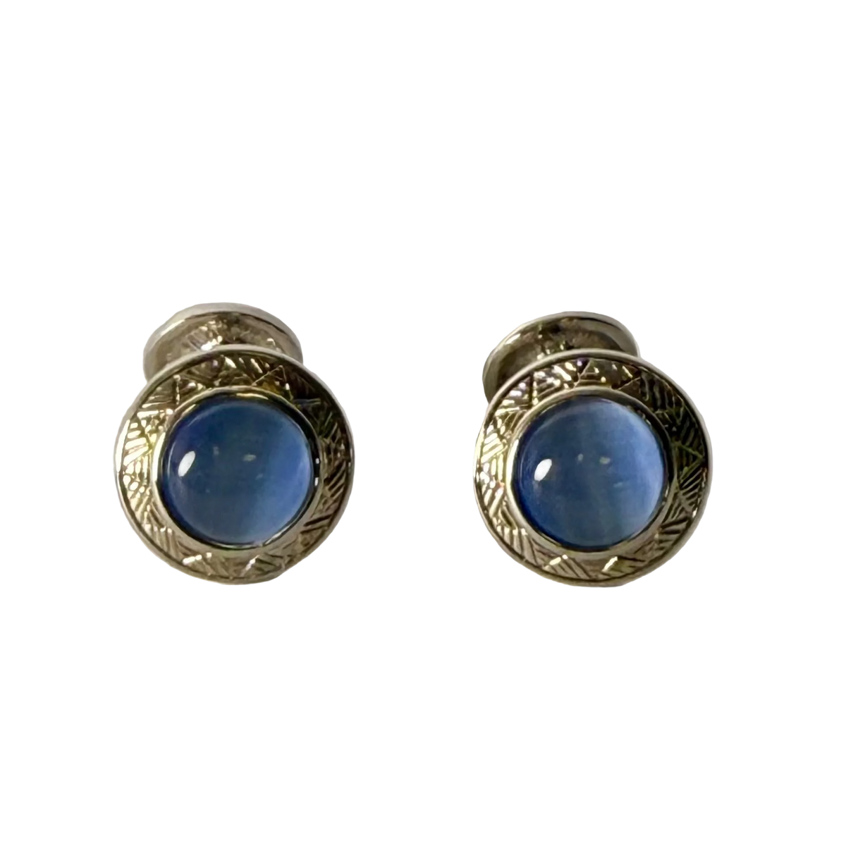 Vintage-Inspired Dual-Head Fiber Optic Cufflinks