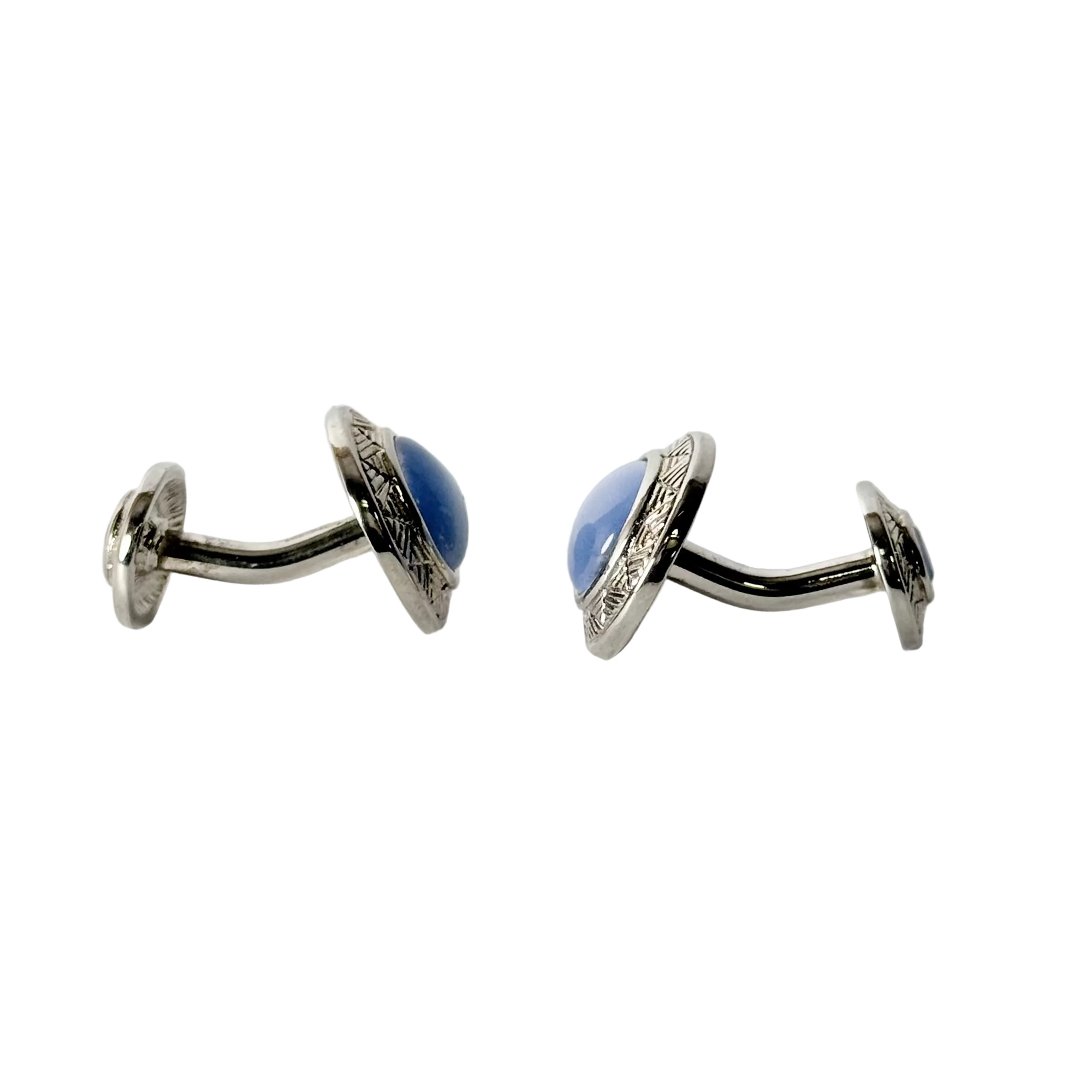Vintage-Inspired Dual-Head Fiber Optic Cufflinks