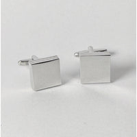 Square Silver Cufflinks