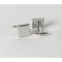 Square Silver Cufflinks
