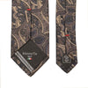 MonsterTie Navy Brown Big Paisley