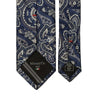 MonsterTie Navy White Big Paisley