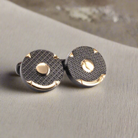 MarZthomson Art Deco Cufflinks in Black Rhodium (Online Exclusive)