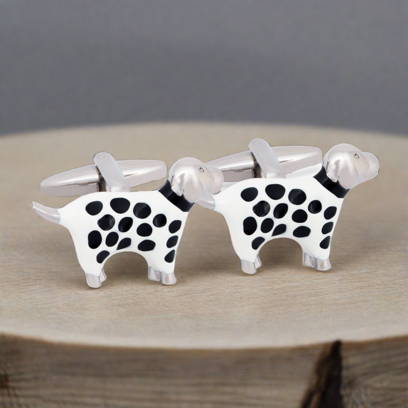 MarZthomson Dalmatian dog, Spotted dog Cufflinks (Online Exclusive)