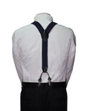 Orobianco Suspender NAVY with White dot Clip Front