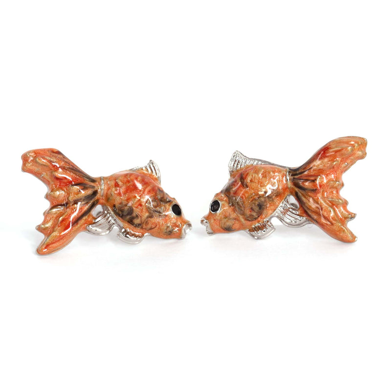 Goldfish  A Murano Glass Cufflink By MonsterTie