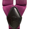 Orobianco L’unique Dark Purple Horizontal Strip Suspender