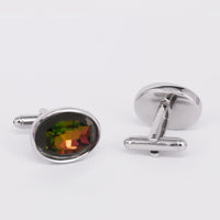 Multi colour crystal Cufflinks (Online Exclusive)