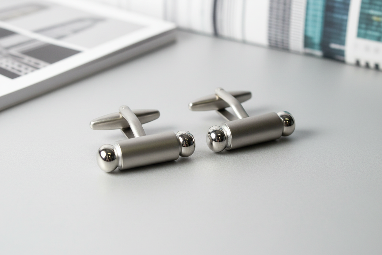 The Monochrome Elite Collection — Premium Men's Cufflink Series